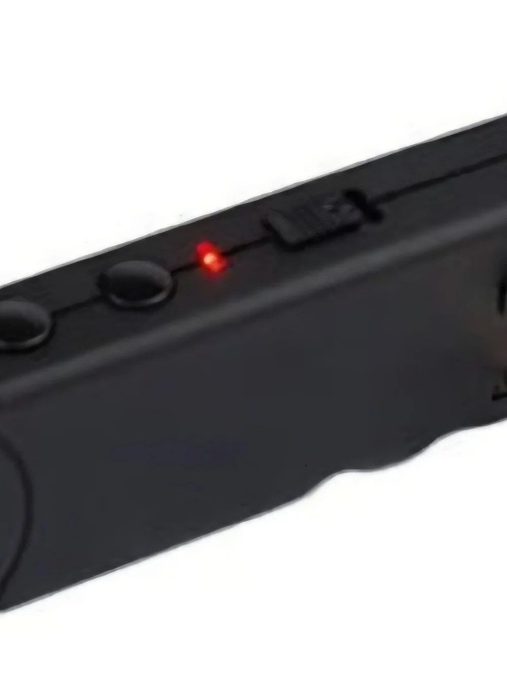 Mini Taser Keychain with LED Flashlight - Black